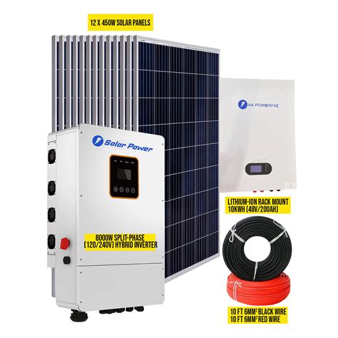 5400w Solar Power Energy Saver Kit With Battery Total Solar Energy Ltd