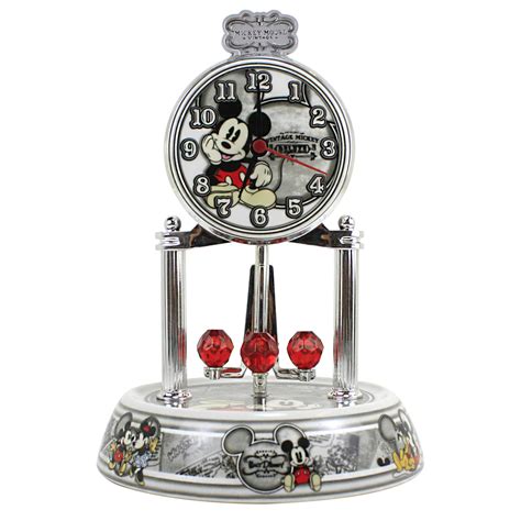 Disney Mickey Mouse Anniversary Clock Home Home Decor Decorative Accents Decorative Clocks