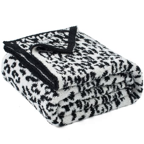 Carriediosa Ultra Soft Leopard Throw Blanket 50 X 60 Microfiber Fuzzy