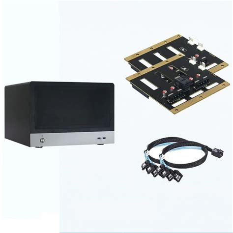 Sale Hot Swap NAS 8 HDD Tooless Bays Case Support M ATX Motherboard For Cloud Date