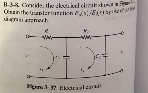 Solved B Consider The Electrical Circuit Shown In Chegg