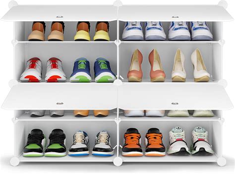 Homidec Shoe Storage Oversized X Tier Shoe Rack Organiser To