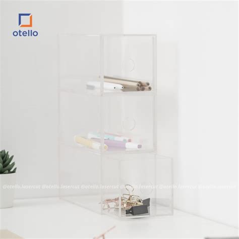 Promo Milan Laci Akrilik Rak Laci Acrylic Organizer Akrilik Kotak