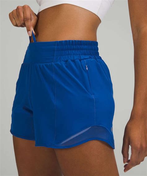 Lululemon Hotty Hot High Rise Lined Short Symphony Blue Lulu Fanatics