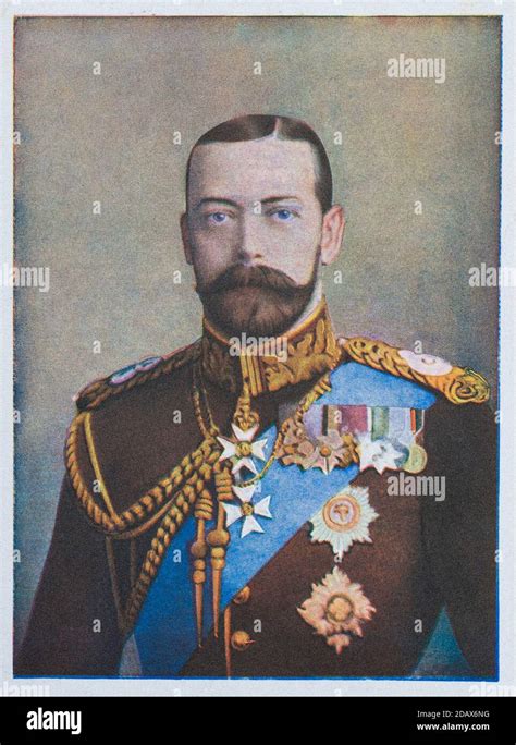 Color Retro Photo Of George V George V George Frederick Ernest Albert 1865 1936 Was King