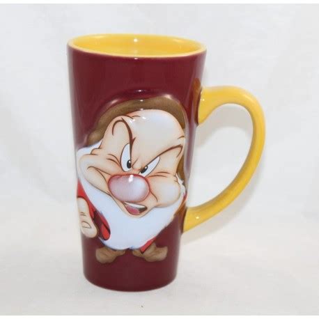 Mug Haut Nain Grincheux Disneyland Paris Grumpy Relief Tasse Disney