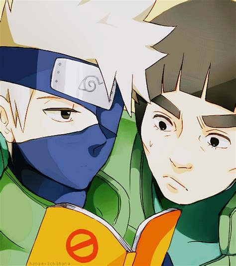 The Ultimate Rivalry Kakashi And Gai Kakashi Naruto Anime Fusión Anime