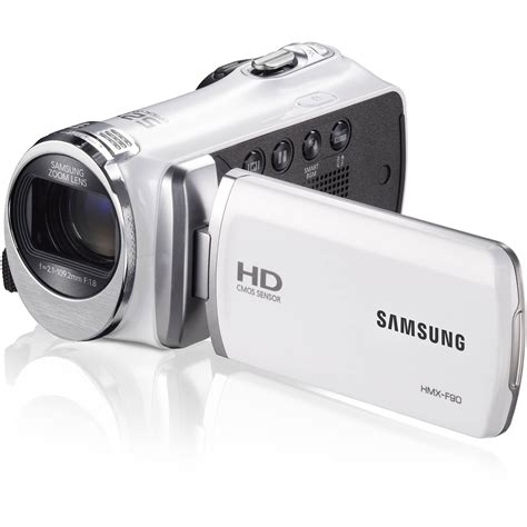 Samsung Hmx F Hd Camcorder White Hmx F Wn Xaa B H Photo