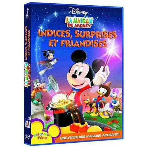 DVD La maison de Mickey indices surprises et en dvd dessin animé