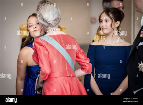 Princess Isabella And Princess Josephine Are Received By Queen