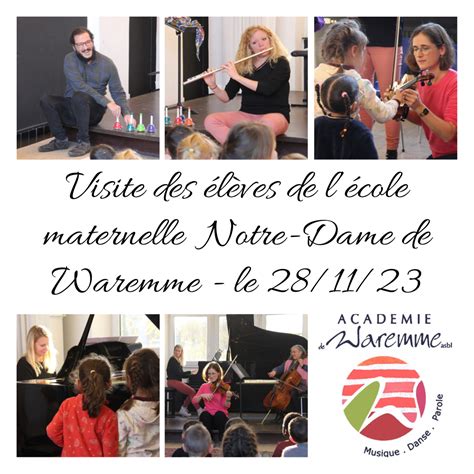 Visite De L Cole Maternelle De Notre Dame De Waremme