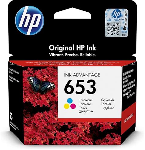 HP 653 Tri Color Original Ink Advantage HP 653 Tri Color Original Ink