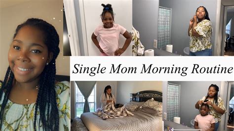 Single Mom Morning Routine Full Time Working Mom Youtube