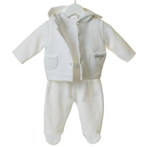 Unisex White Baby Outfit | White Baby Outfit | Bumpalumpa.com