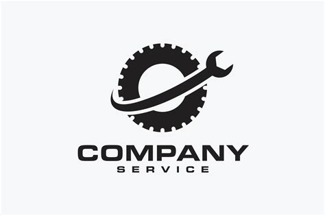 Wheel Wrench Logo 22387071 Vector Art At Vecteezy