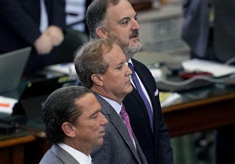 Texas Senate Begins Deliberations At Republican Attorney General Ken