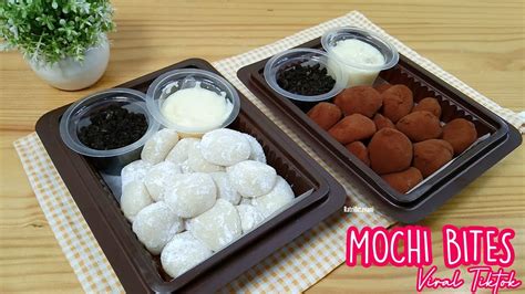 RESEP MOCHI BITES VIRAL TIKTOK LENGKAP DENGAN SAOS KEJU POSTING DI WA