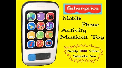 Fisher Price Mobile Phone Activity Baby Preschool Childrens Musical