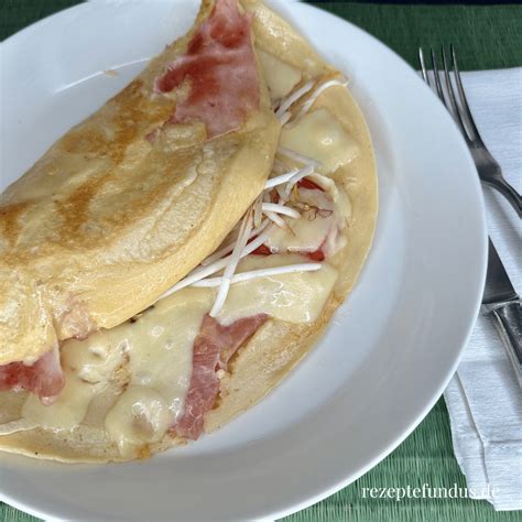 Schinken Käse Pfannkuchen Mit Sprossen Rezeptefundus