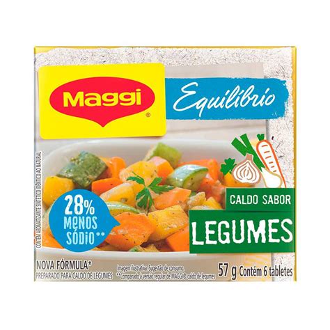 Caldo Maggi Equilíbrio Legumes 57g Supermercados Pague Menos