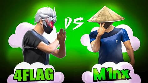 4flag Gamer📱 Vs M1nx🖥️ Fight Of Legacy☠️ Free Fire Youtube