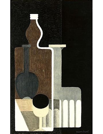 Nature Morte La Bouteille By Am D E Ozenfant On Artnet