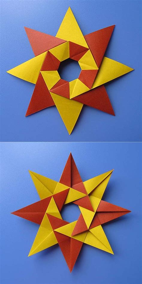 Modular Origami Diagrams Stella Natale Christmas Star By Francesco Guarnieri Origami