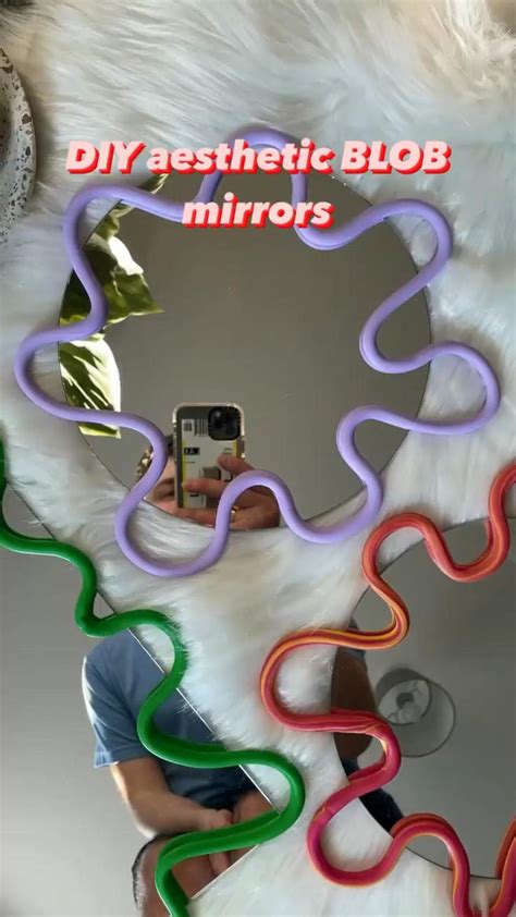 Diy Blob Mirror Funky Mirror Cool Mirror Wavy Mirror Aesthetic