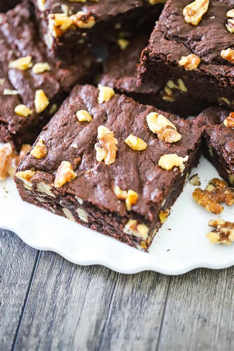 Homemade Chocolate Walnut Brownies The Baking ChocolaTess