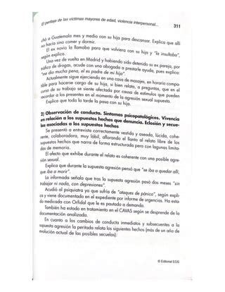 El Peritaje De Las Vi Ctimas Mayores De Edad Violencia Interpersonal