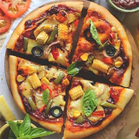 Classic Vegetable Cheese Pizza Fun Food Frolic