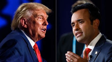 Donald Trump Trump Blasts Friend Turned Foe Vivek Ramaswamy Ahead Of