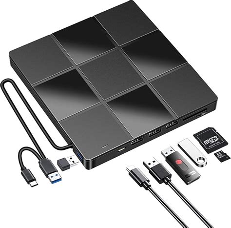 Lmen Externes Dvd Laufwerk Cd Laufwerk Extern Mit Usb Type C