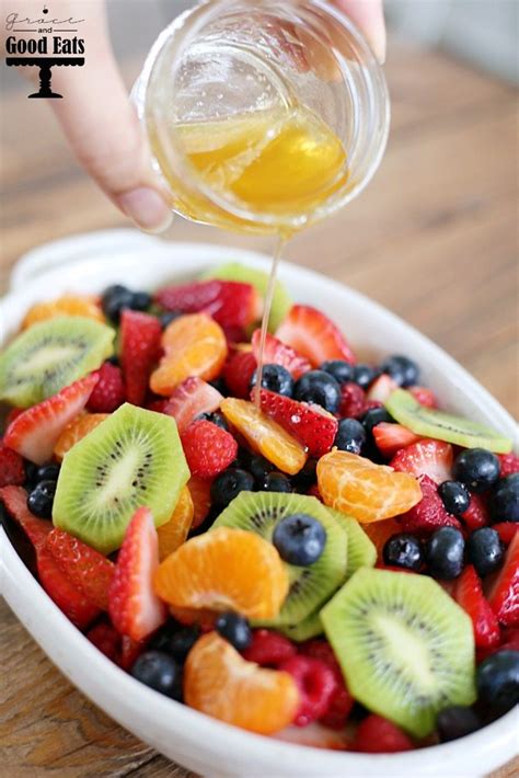 Fruit Salad With Honey Lime Dressing Grace And Good Eats