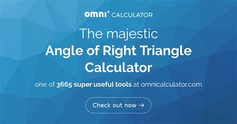 Angle of Right Triangle Calculator