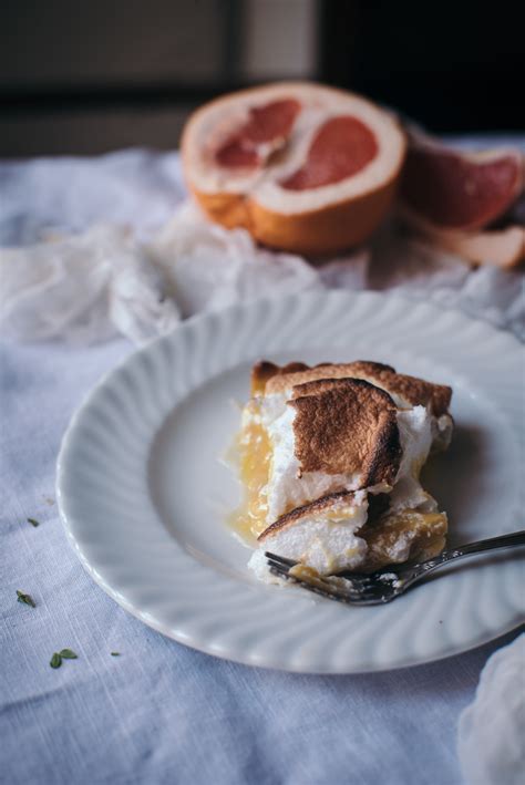 Thyme Grapefruit Meringue Pie In The Mood For Food