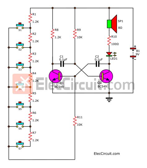 Organ Circuit Diagram