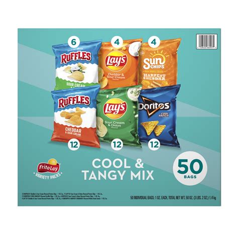 Frito Lay Cool And Tangy Mix Variety Pack Smartlabel™