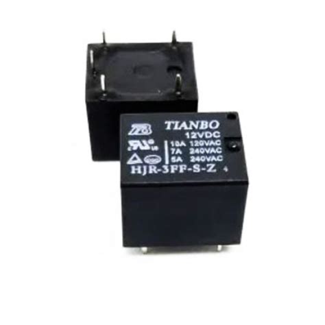 Tianbo HJR-3FF-S-Z/12Vdc 10A Röle 5 Pin | Elektronikaled Elektronik