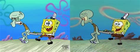 Spongebob Season 1 Episodes Drawn In The Modern Art Style Art By Yinyanggio14 From Twitter R