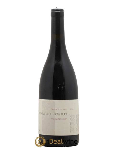 Acheter Coteaux Du Languedoc Pic Saint Loup Domaine De L Hortus Grande