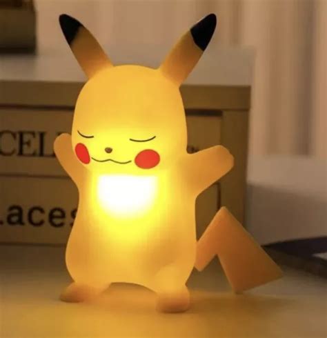 Pokemon Led Night Light Pikachu Anime Lamp Kids Bedroom Decoration