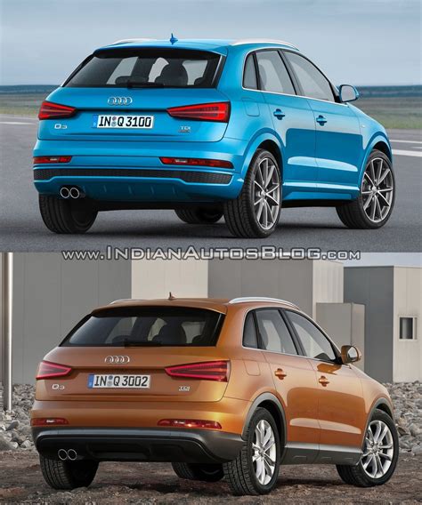 2015 Audi Q3 Facelift Vs Older Model Old Vs New