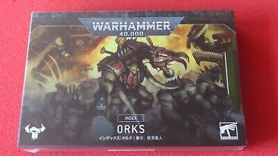 Games Workshop Orks Index Cards 10th Edition BNIB Warhammer 40 000 Ork