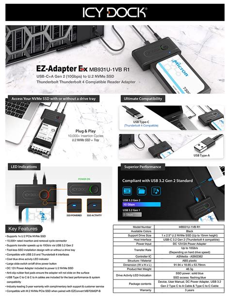 EZ Adapter Ex MB931U 1VB R1