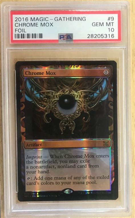 Mtg Magic The Gathering Chrome Mox Kaladesh Inventions Foil Psa