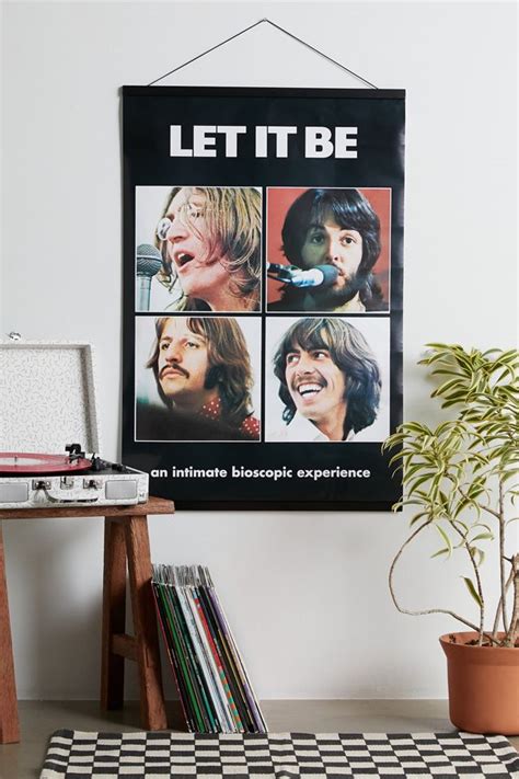 The Beatles Let It Be Poster | Urban Outfitters