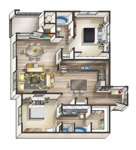 Ausgezeichnetes Bild Des Kleinen Wohnungsplanplans Design Designer