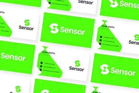 Branding: logo design - Sensor branding by Fieon Art on Dribbble