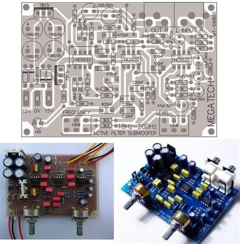 How To Make Low Pass Filter For Subwoofer With Ne Ic